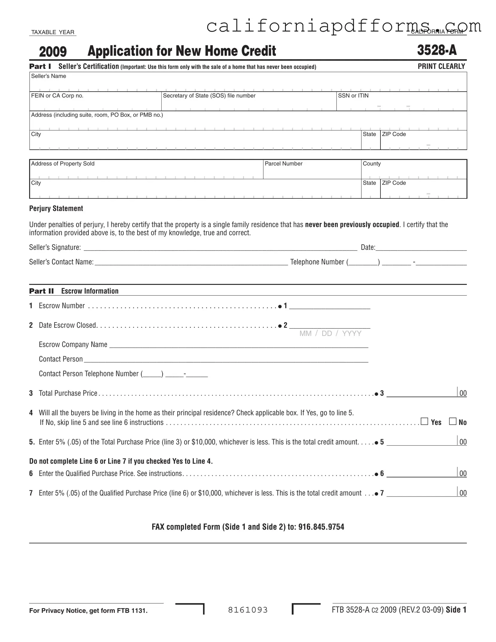Download California 3528 A Form