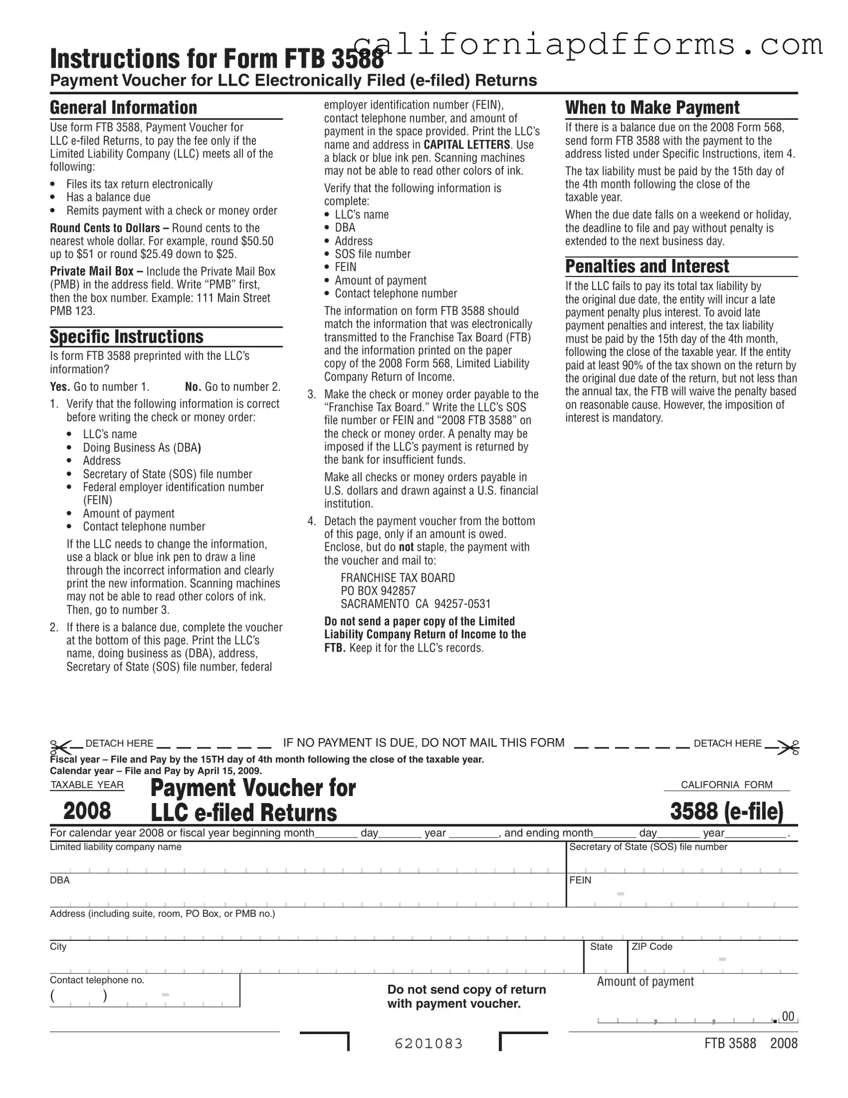 Download California 3588 Form