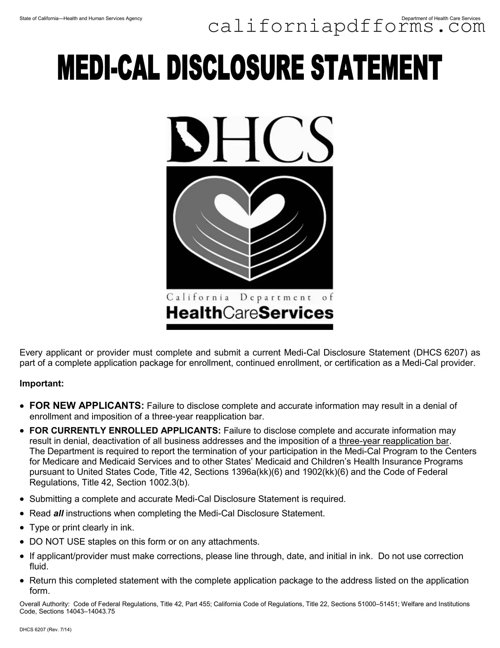 Download California Dhcs Form