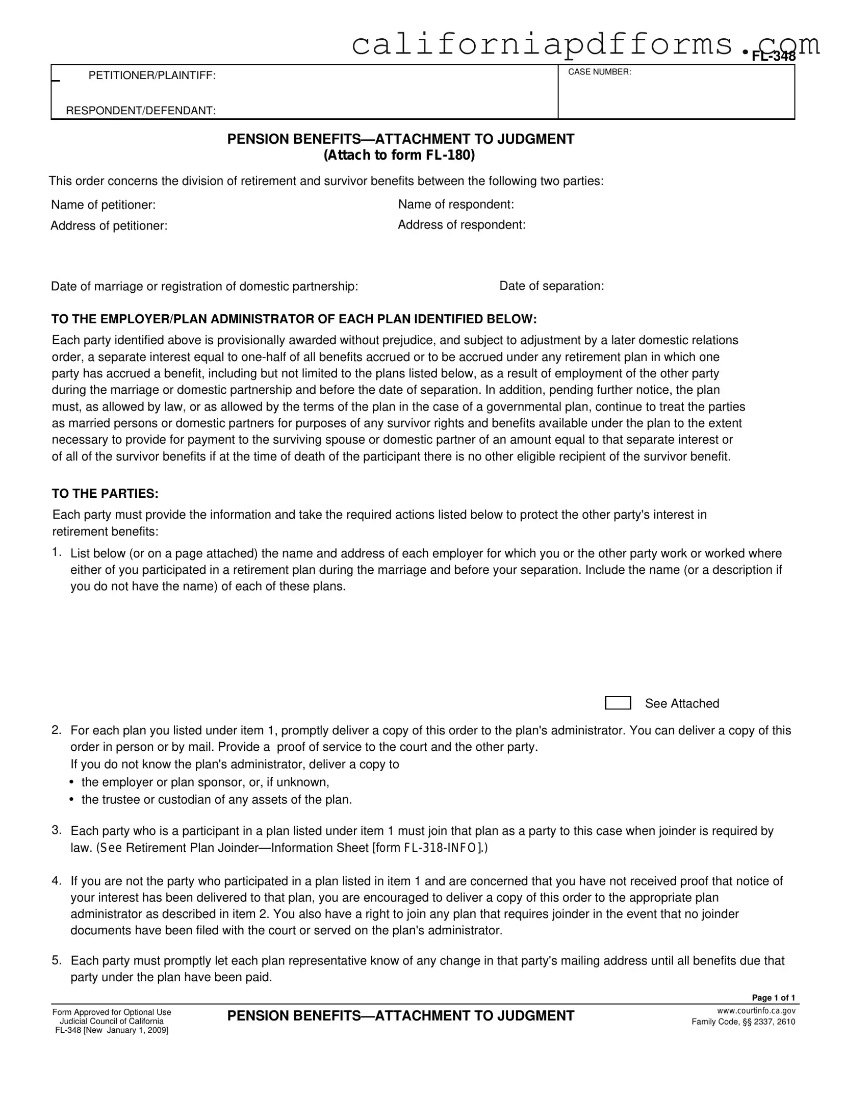 Download California Fl 348 Form