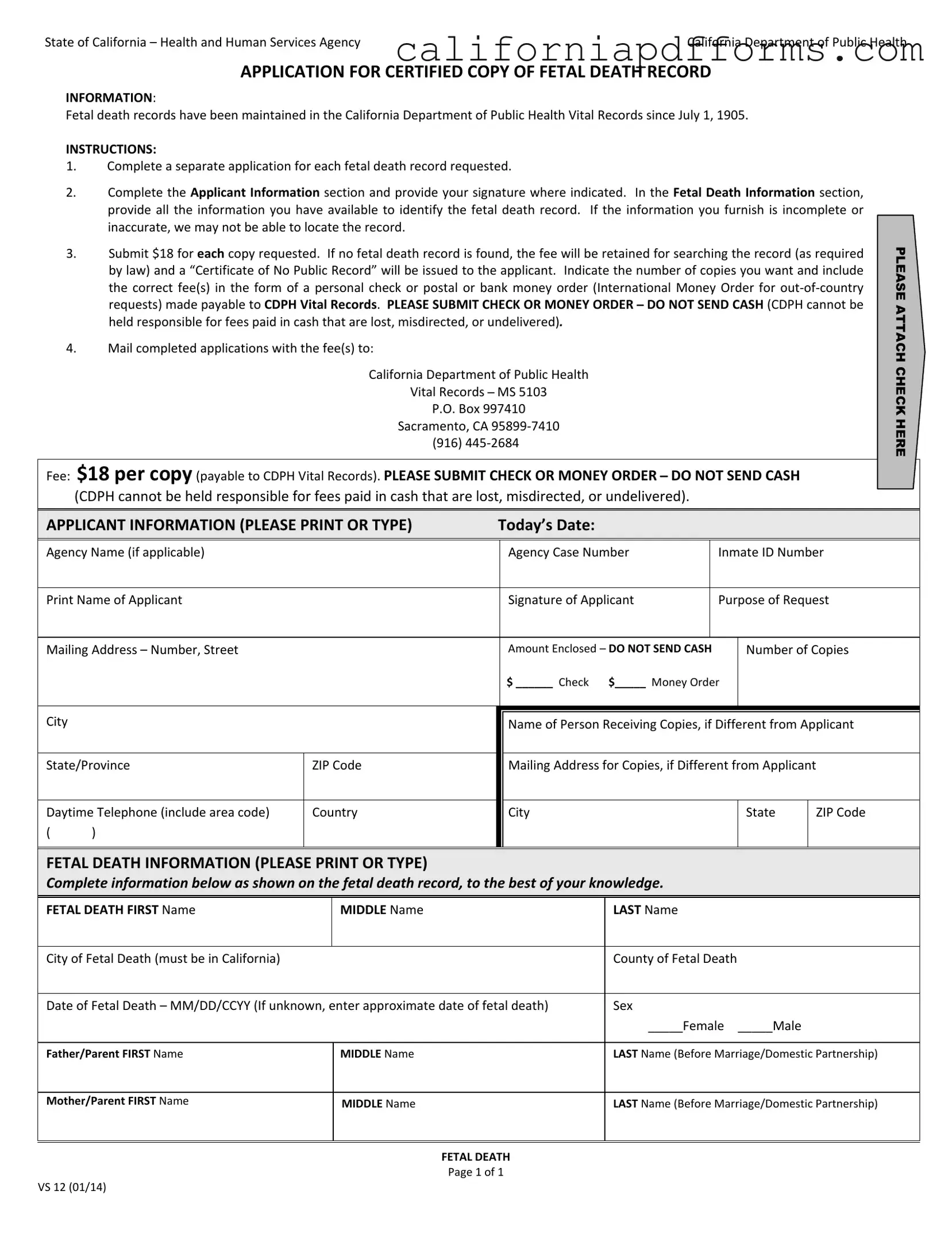 Download California Vs 12 Form