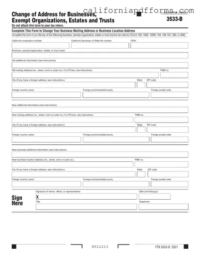 Download California 3533 B Form