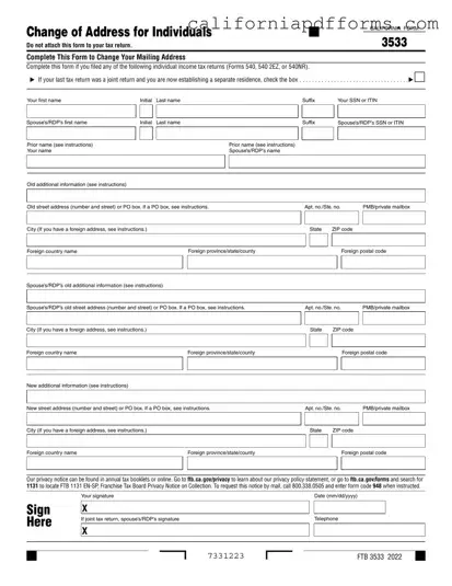 Download California 3533 Form
