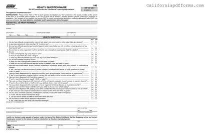 Download California Dmv Dl 546 Form