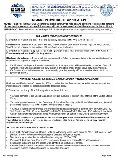Download California Gun Permit Application Form