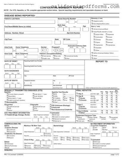 Download California Pm110 Form