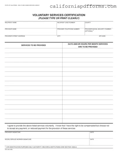Download California Soc 450 Form