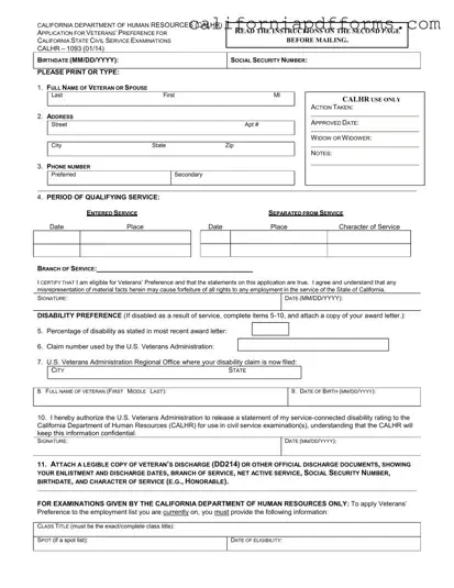 Download California Spb 1093 Form