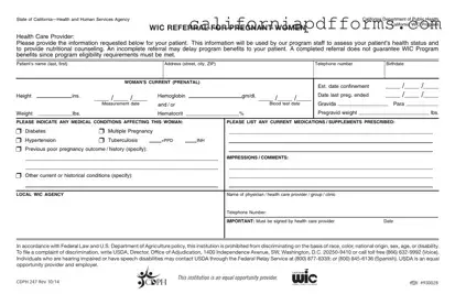 Download California Wic Form